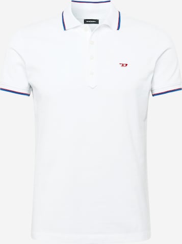 DIESEL Poloshirt  'T-Randy-New Hemd' in Weiß: front
