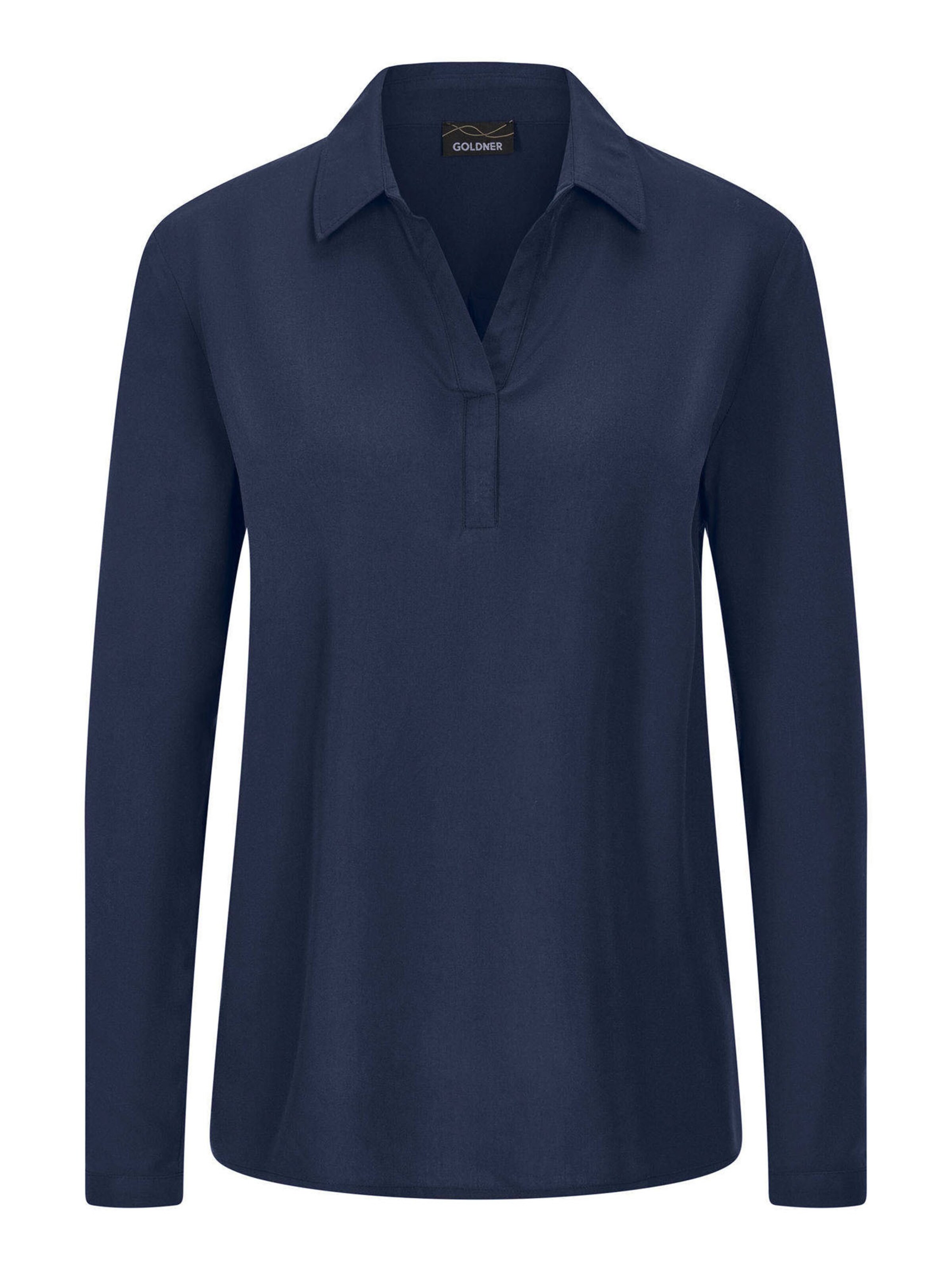 Chemisier Goldner en bleu : devant