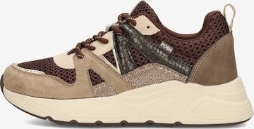 POSH by Poelman Sneakers 'CAROCEL' in Beige: voorkant
