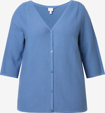 mėlyna Ulla Popken Kardiganas: priekis