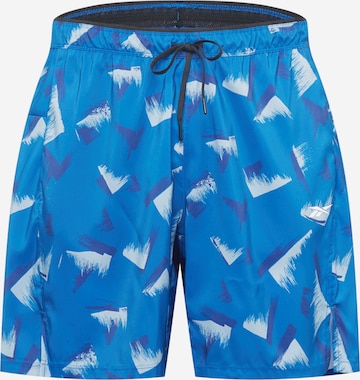 Reebok Workout Pants in Blue: front