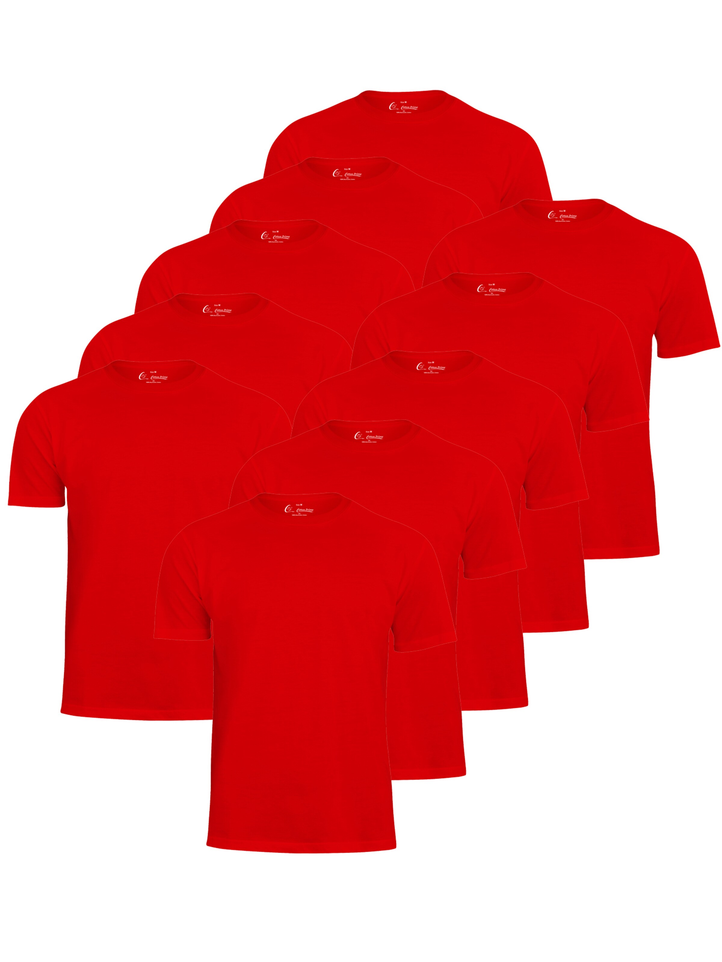 Maglietta di Cotton Prime in rosso: frontale