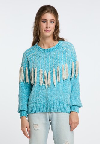 IZIA - Jersey en azul: frente
