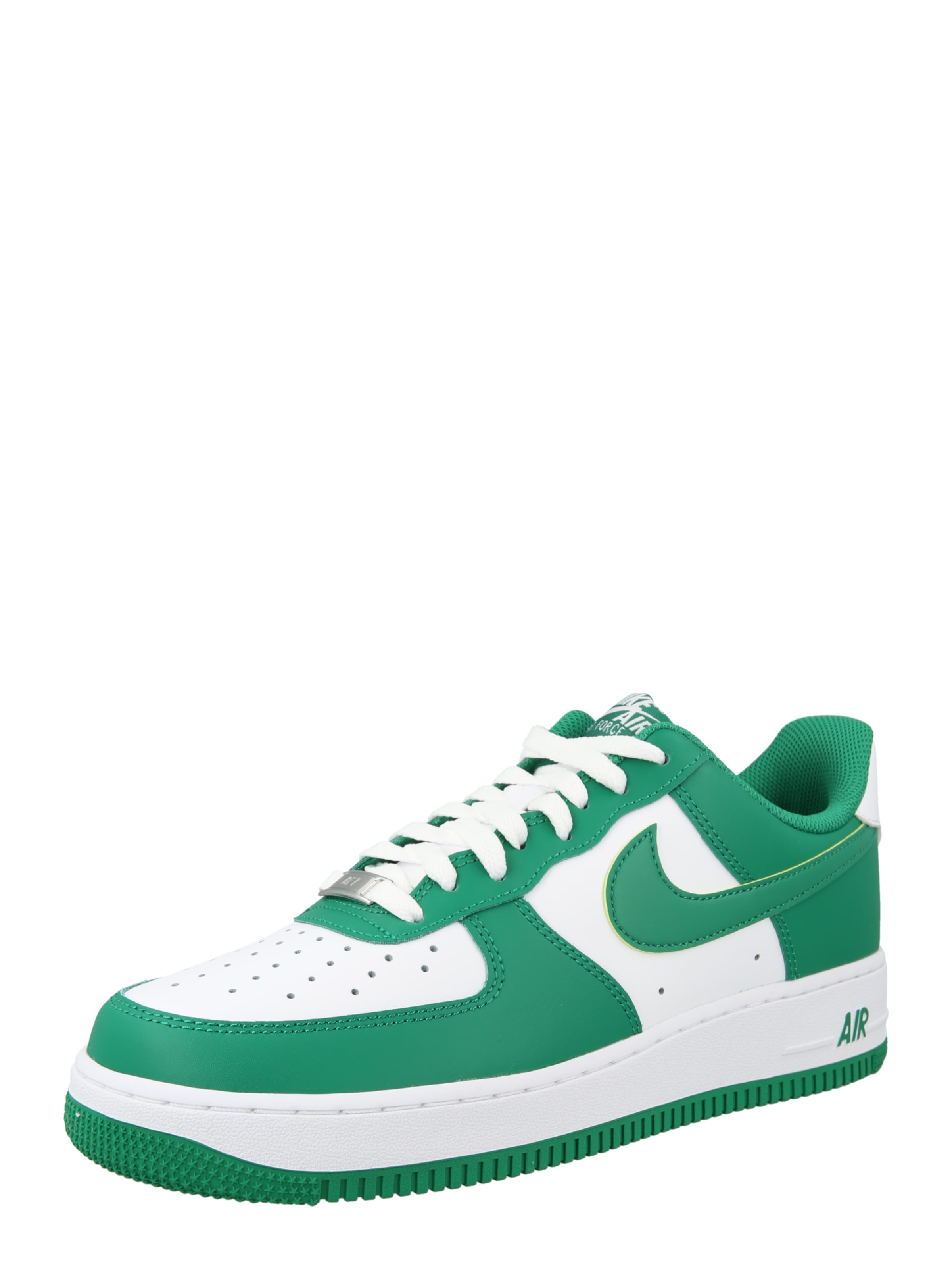 Nike Sportswear Baskets basses 'Air Force 1 '07' en vert foncé / blanc, Vue avec produit