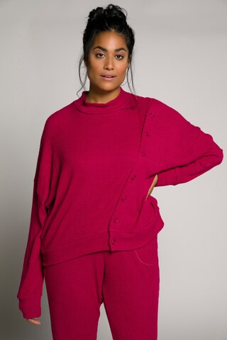 Pull-over Ulla Popken en rose : devant