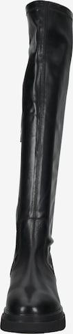 SANSIBAR Over the Knee Boots in Black