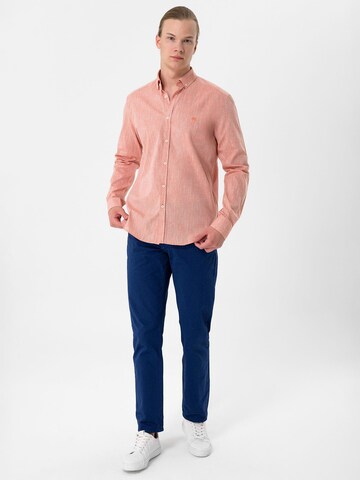 Moxx Paris Regular fit Button Up Shirt in Orange