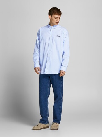 JACK & JONES Regular Fit Hemd 'Brink' in Blau