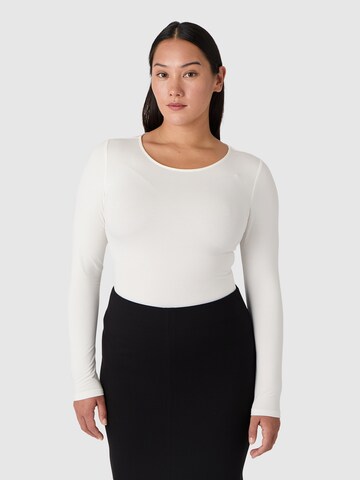 Les Lunes Shirtbody 'Alena' i hvid