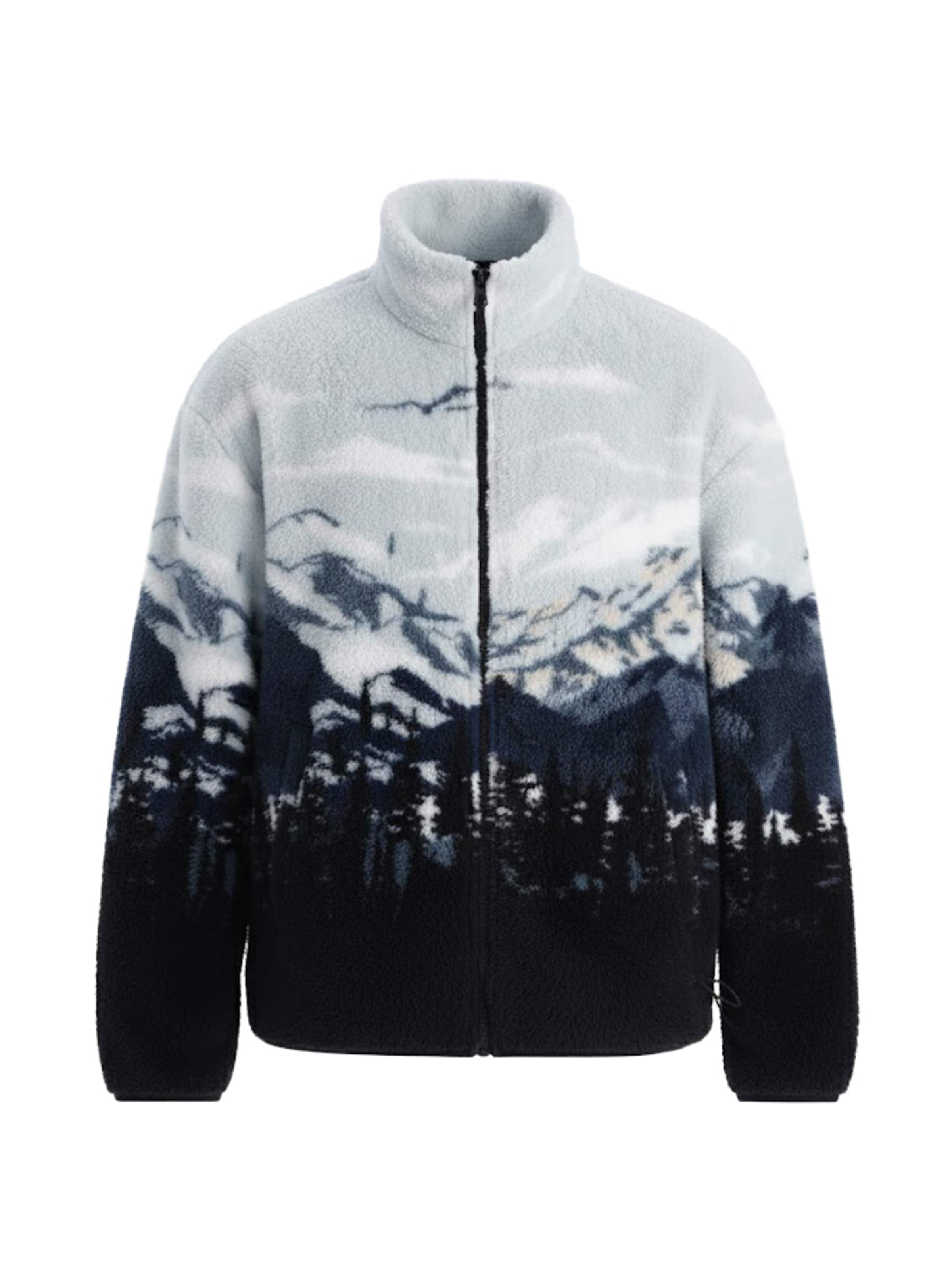 pilka Dagi Flisinis džemperis: priekis