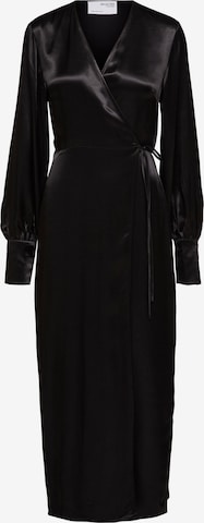 Robe 'Lyra' Selected Femme Tall en noir : devant