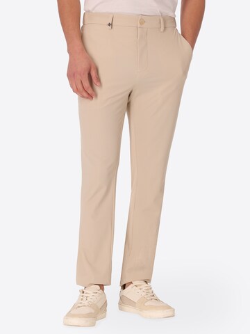 Distretto12 Regular Functionele broek 'High-Perform12 Leccio' in Beige: voorkant