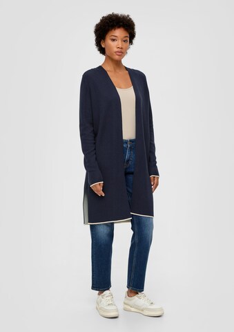 s.Oliver Gebreid vest in Blauw