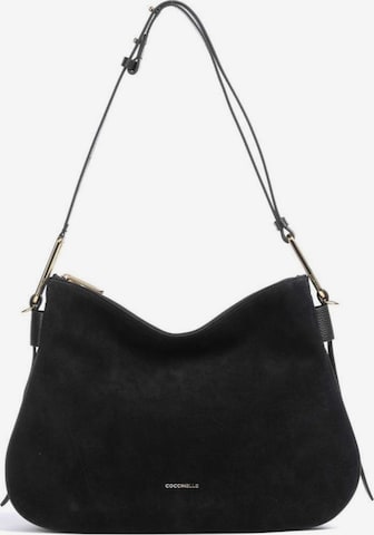 Borsa a spalla 'Magie Suede Bim 36x24x10.5 cm' di Coccinelle in nero: frontale