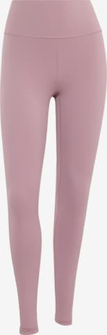 Skinny Pantalon de sport 'All Me' ADIDAS PERFORMANCE en violet : devant