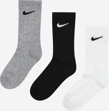 Nike Sportswear Къси чорапи 'Crew' в сиво: отпред