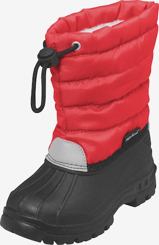 PLAYSHOES Μπότες για χιόνι σε κόκκινο: μπροστά