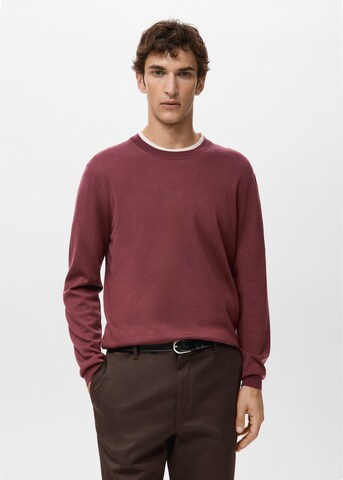 MANGO MAN Pullover 'Willy' in Rot: Vorderseite