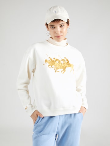 Polo Ralph LaurenSweater majica - bijela boja: prednji dio