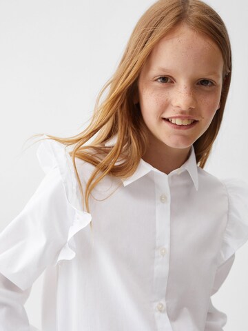 MANGO KIDS Blouse 'CARLOTA' in Wit