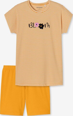 SCHIESSER Pajamas in Yellow: front