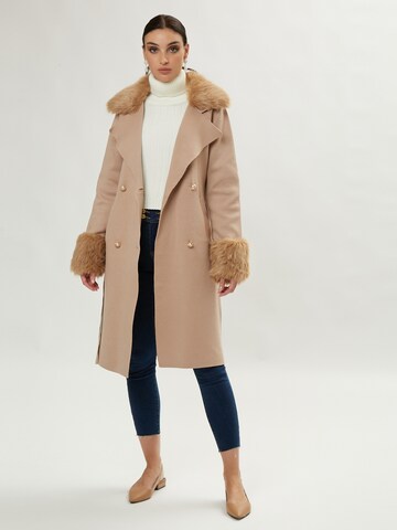 Manteau mi-saison Influencer en beige