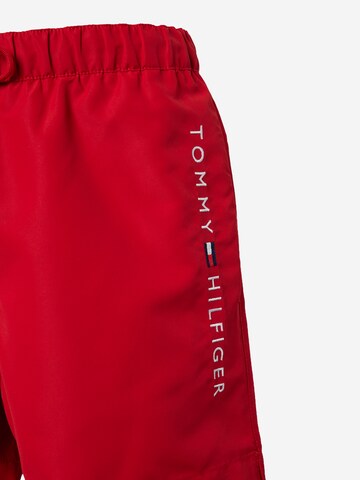 Shorts de bain Tommy Hilfiger Underwear en rouge