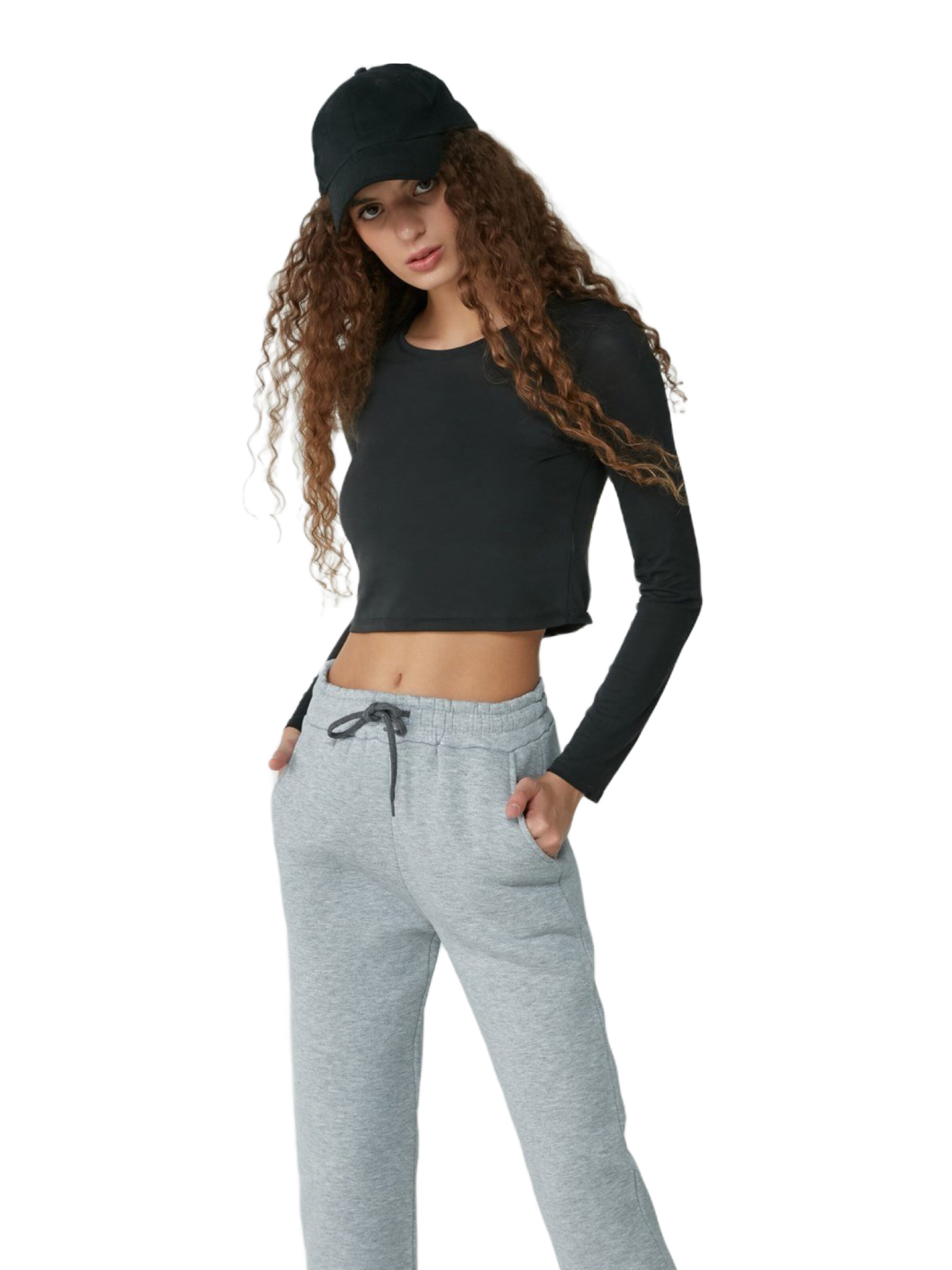 C&City Loosefit Hose in Grau