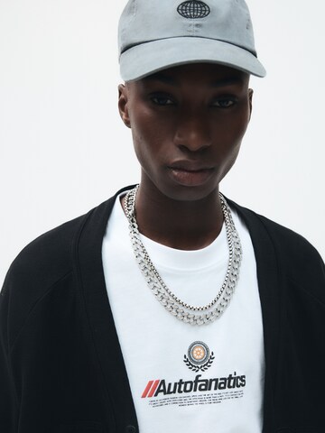 Pull&Bear Верижка в сребърно: отпред