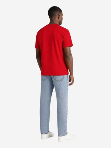 Maglietta 'DM0DM22538' di Tommy Jeans in rosso