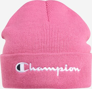 Champion Authentic Athletic Apparel Beanie in Pink