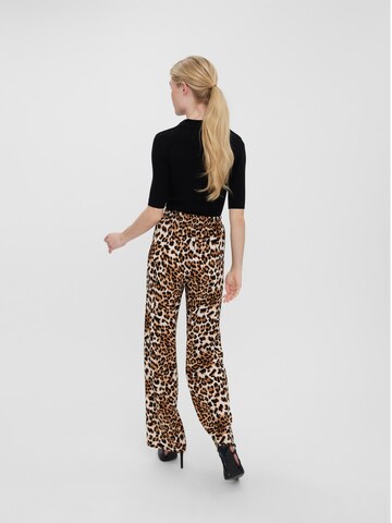 VERO MODA Loosefit Broek 'Simply' in Bruin