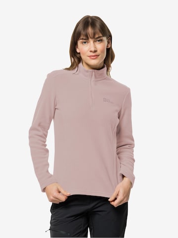 JACK WOLFSKIN Athletic Sweater 'TAUNUS' in Pink: front