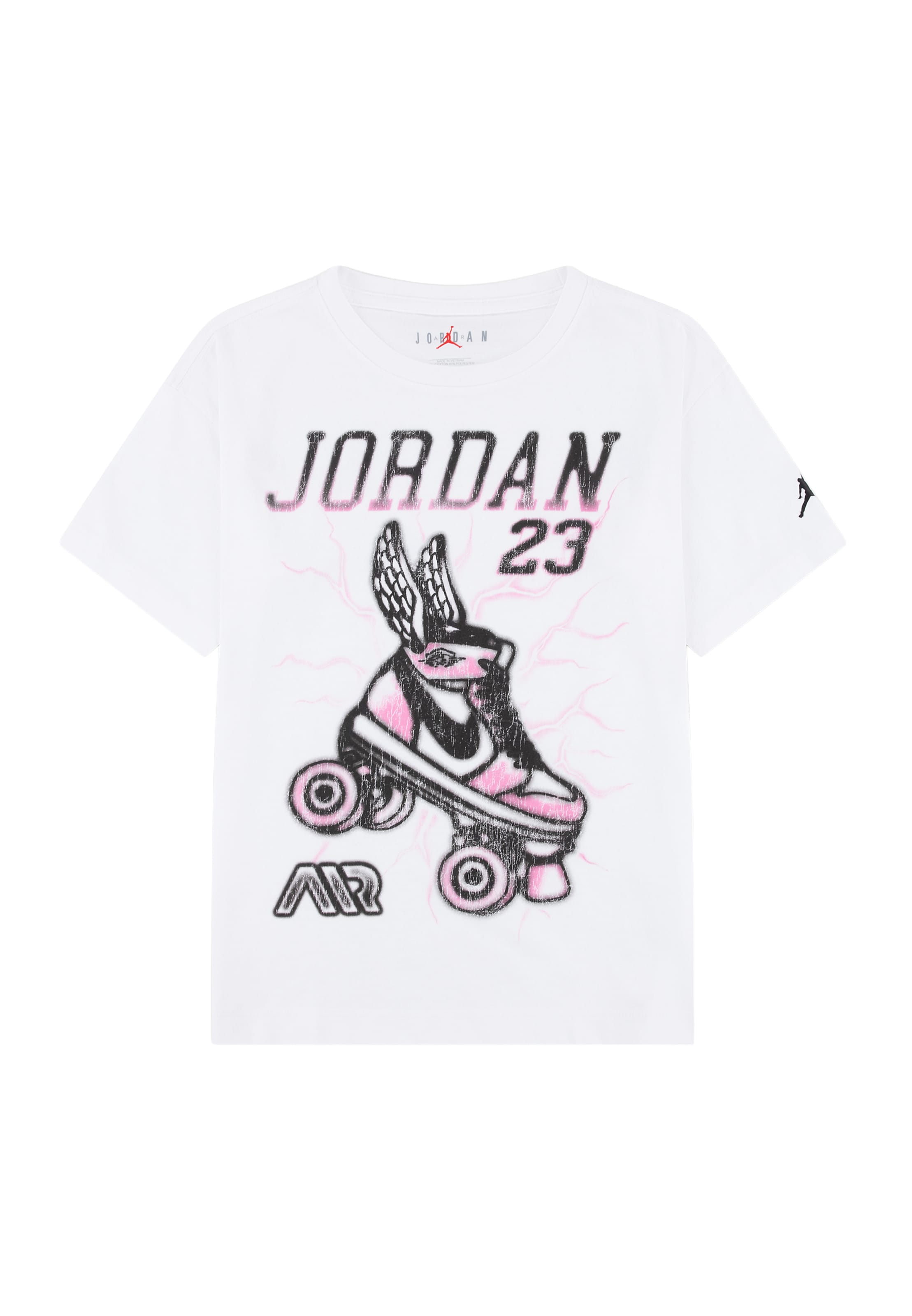 Tricou de la Jordan pe alb: față