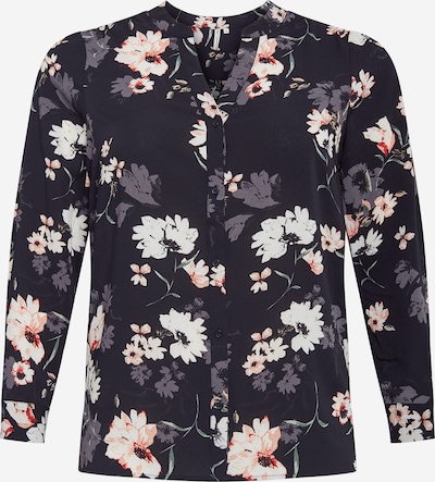 ONLY Carmakoma Bluse 'LUXMAJA' in mischfarben / schwarz, Produktansicht