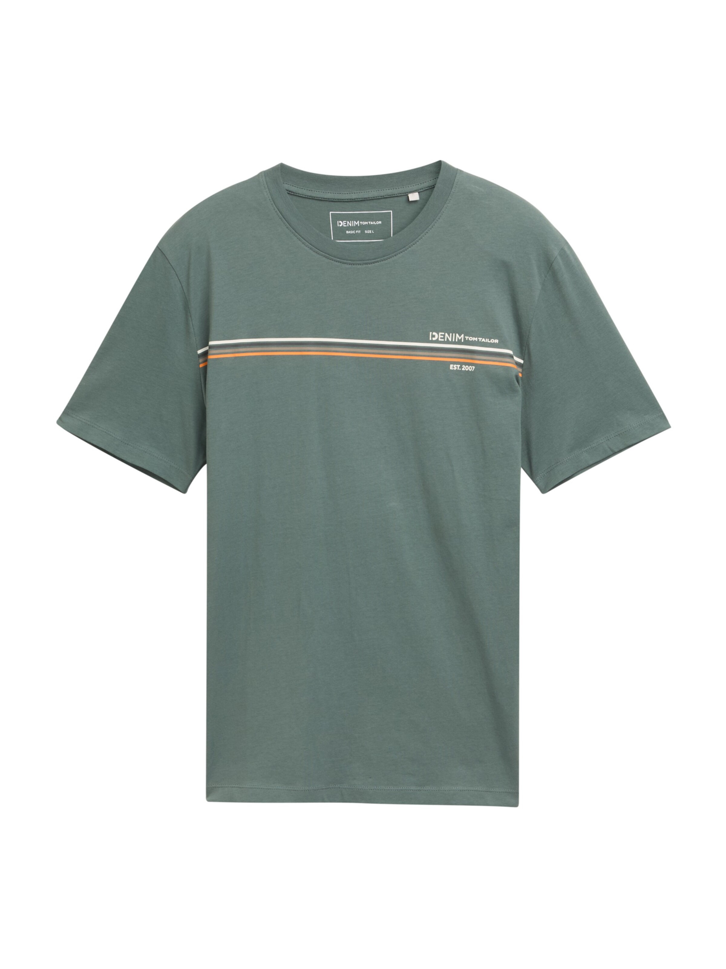 TOM TAILOR DENIM - Camisa em verde: frente