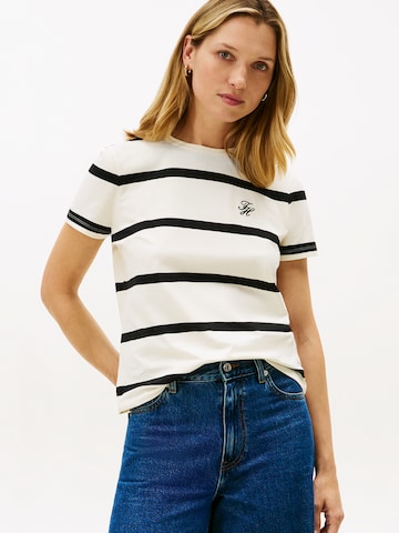 Tricou de la TOMMY HILFIGER pe bej: față