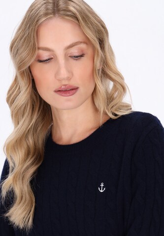 Pull-over DreiMaster Maritim en bleu
