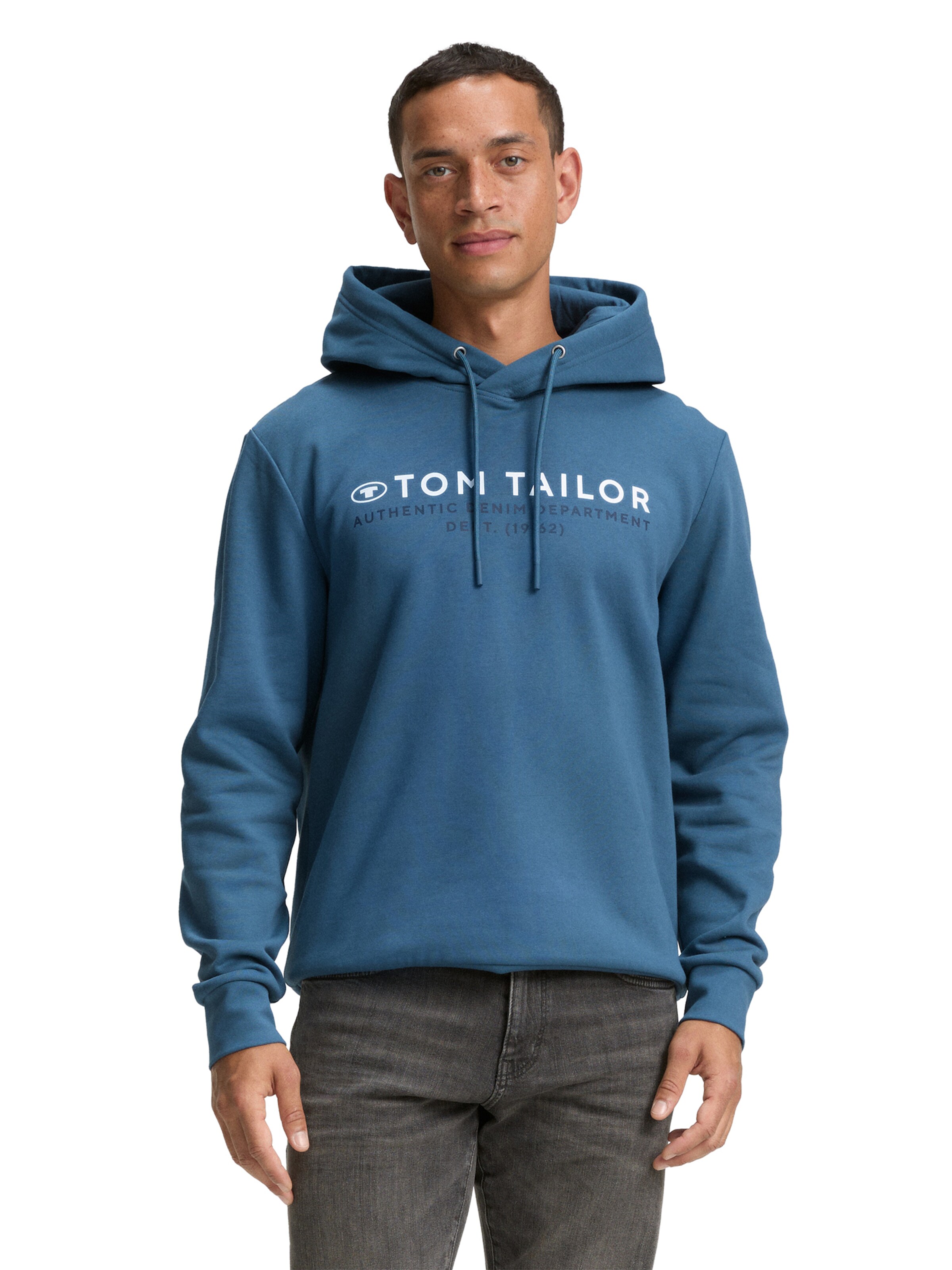 TOM TAILOR Sweatshirt in Blue: front