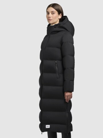 khujo Wintermantel in Schwarz