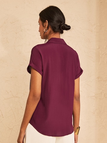 Camicia da donna di love & roses in lilla