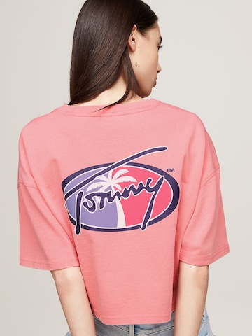 Tommy Jeans Shirt 'Archive' in Roze