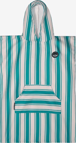 Peignoir court 'Surf-Poncho' woodsandwaves en mélange de couleurs : devant