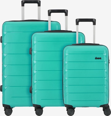 Ensemble de bagages 'Travel Line 4100' D&N en bleu : devant