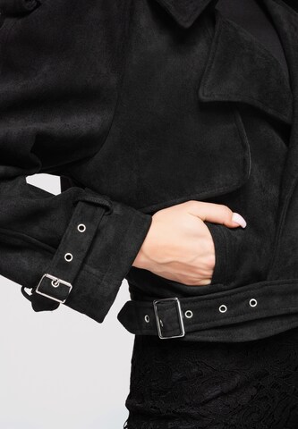 Manteau mi-saison Ombre en noir