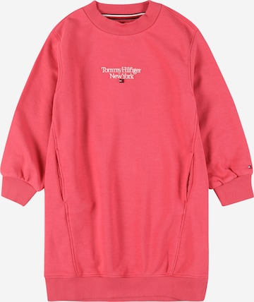 TOMMY HILFIGER Obleka | roza barva: sprednja stran