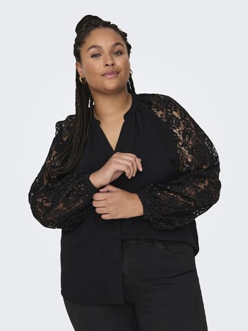 ONLY Carmakoma Blouse 'HILLA ' in Black: front