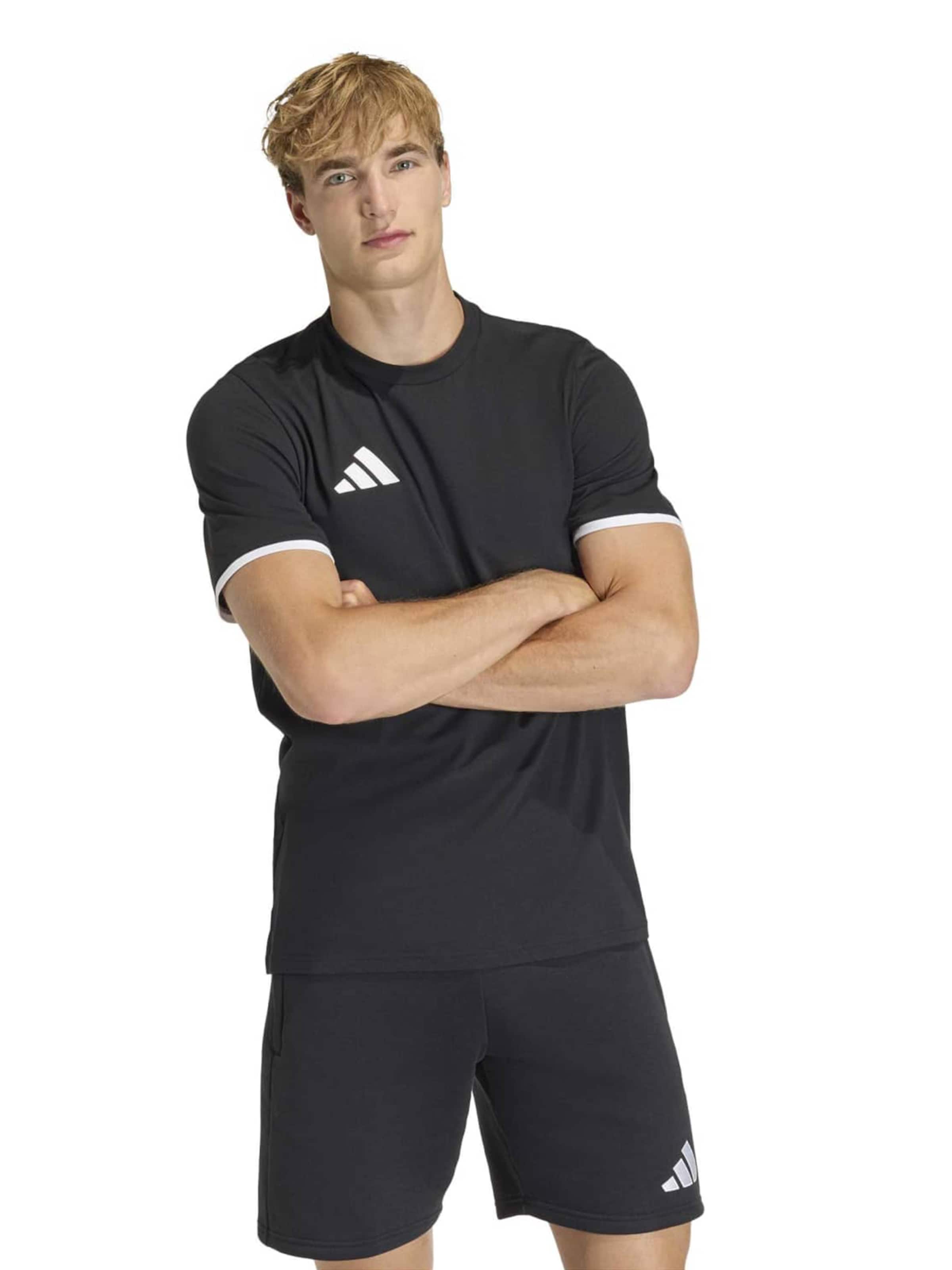 ADIDAS PERFORMANCE Performance shirt 'ENT26' in Black: front