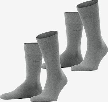 ESPRIT Socks 'Basic Easy 2-Pack' in Grey: front
