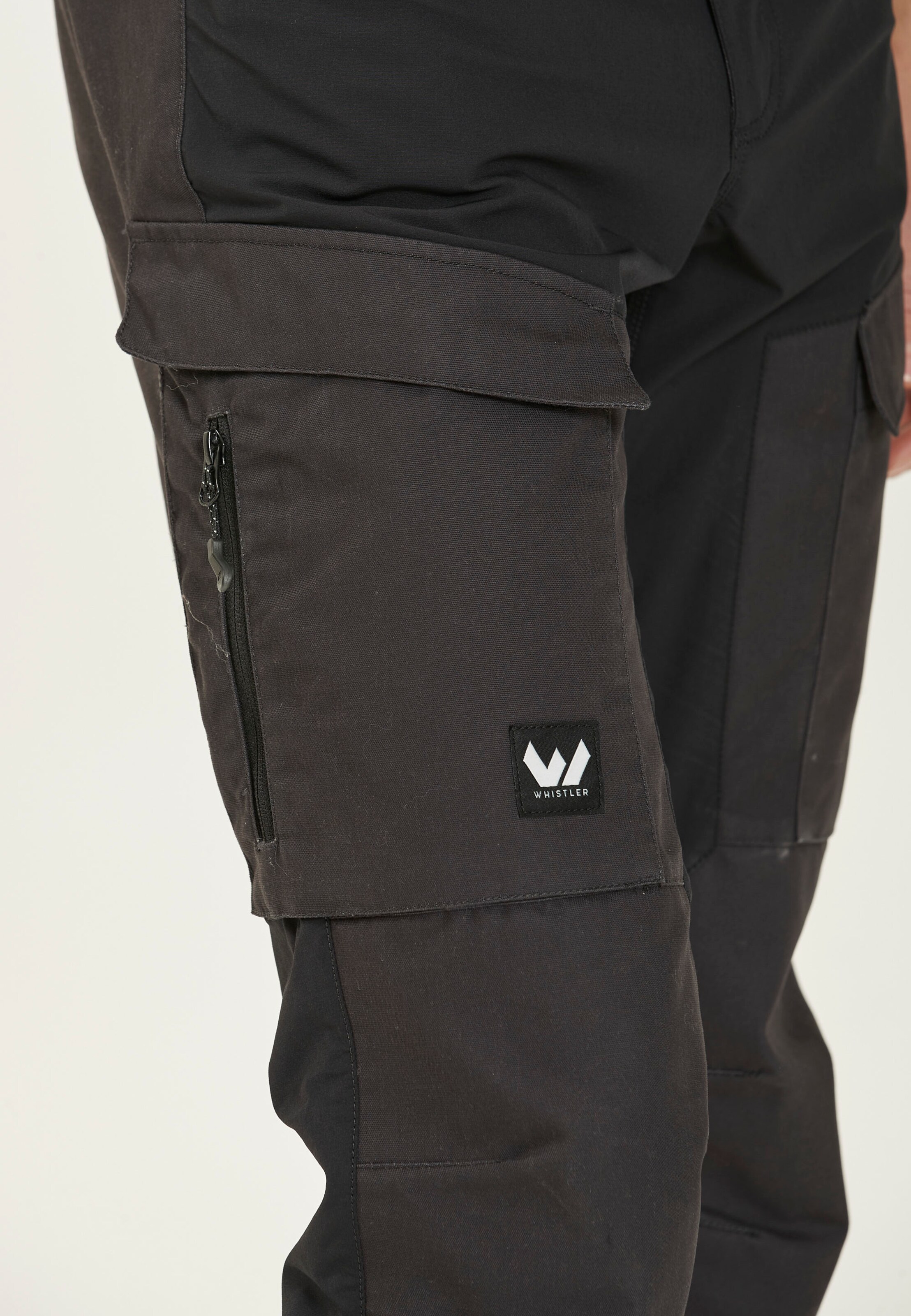 Whistler Regular Outdoor Pants 'ROMNING' in Anthracite | ABOUT YOU